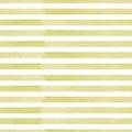 Watercolor hand drawn seamless pattern with abstract stripes in warm green color isolated on white background. Royalty Free Stock Photo