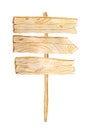 Watercolor hand paint wooden signpost Royalty Free Stock Photo