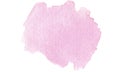 Watercolor hand-painted abstract spread pink colors stain illustration texture on white background