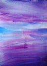 Watercolor hand painted dramatic background Royalty Free Stock Photo