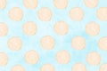 Watercolor hand painted pattern. Royalty Free Stock Photo