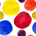 Watercolor Hand Painted pattern Royalty Free Stock Photo