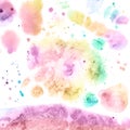 Watercolor Hand Painted Textured Background