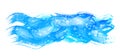 Watercolor hand painting textures.Blue Stains,spot drops,splashes Royalty Free Stock Photo