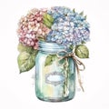 Watercolor Hydrangeas: The Perfect Way to Add Some Chic to Your Space AI Generated