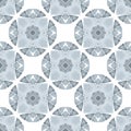 Watercolor ikat repeating tile border