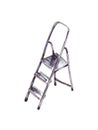 watercolor illustration of a metal stepladder for repair, a tool for lifting up.Isolated on a white background