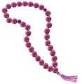 Watercolor illustration of a Muslim rosary for a praye