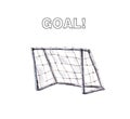 watercolor illustration. soccer goal with a net for mini football. isolated on a white background Royalty Free Stock Photo