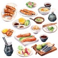set_of_japannese_food