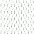 Watercolor Lavender seamless pattern on white background. Hand drawn, botanic design