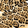 Watercolor Leopard Skin