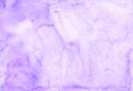 Watercolor light lavender background texture. Brush strokes on paper. Aquarelle pastel purple backdrop