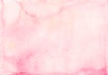 Watercolor light pink background painting. Watercolour pastel fuchsia liquid texture overlay