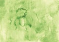 Watercolor liquid light green background texture. Aquarelle abstract old greenery backdrop. Hand painted