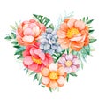 Watercolor lovely illustration Royalty Free Stock Photo