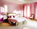 Watercolor of luxurious bedroom