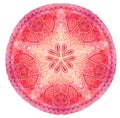 Watercolor mandala. Decor for your design, lace ornament. Royalty Free Stock Photo