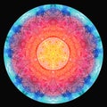 Watercolor mandala. Decor for your design