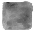 Watercolor neutral gray background with clear borders and divorces. Black and white watercolor brush stains. With copy space for t