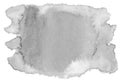 Watercolor neutral gray background with clear borders and divorces. Black and white watercolor brush stains. With copy space