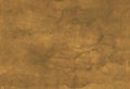 Watercolor old gold color background painting  antique texture. Watercolour caramel brown-yellow backdrop Royalty Free Stock Photo