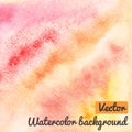 Watercolor orange background