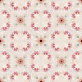 Watercolor ornamental seamless pattern