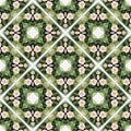 Watercolor ornamental seamless pattern