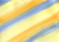 Watercolor paint abstract gradient Background of Splot and Splash. Yellow, brown and blue Spot and Blop texture Royalty Free Stock Photo