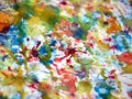 Watercolor paint colorful blurred background, vivid hues, spots Royalty Free Stock Photo
