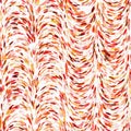 Watercolor painted brushed dotted background. Hand painted whimsical impressionist carnival seamless pattern. Decorative