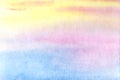 Wet painted watercolor gradient