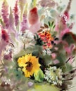 Watercolor painting Royalty Free Stock Photo
