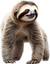 Watercolor painting of a cute Sloth (Folivora). AI-Generated.