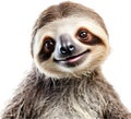 Watercolor painting of a cute Sloth (Folivora). AI-Generated.
