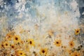 Watercolor painting featuring a stunning landscape of a field of sunflowers, AI-generated.