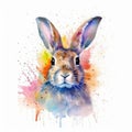 jack rabbit Generative Ai Royalty Free Stock Photo