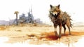 Generative AI, Silent Sentinel: A Lone Wolf in the Desert