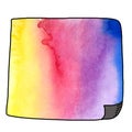 blank watercolor painting notepad for office task