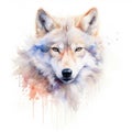 tundra wolf Generative Ai Royalty Free Stock Photo