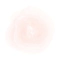 Watercolor pastel brush stroke round icon. Watercolor stain.