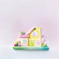 Watercolor of Pastel candy miniature