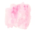 Watercolor pastel handmade texture in pink color.