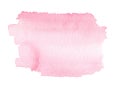 Watercolor pastel handmade texture in pink color.