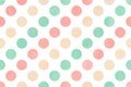 Watercolor polka dot background Royalty Free Stock Photo