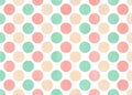 Watercolor polka dot background Royalty Free Stock Photo