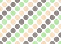 Watercolor polka dot background.