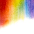 Watercolor rainbow background Royalty Free Stock Photo