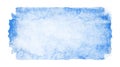 Watercolor rectangle background isolated